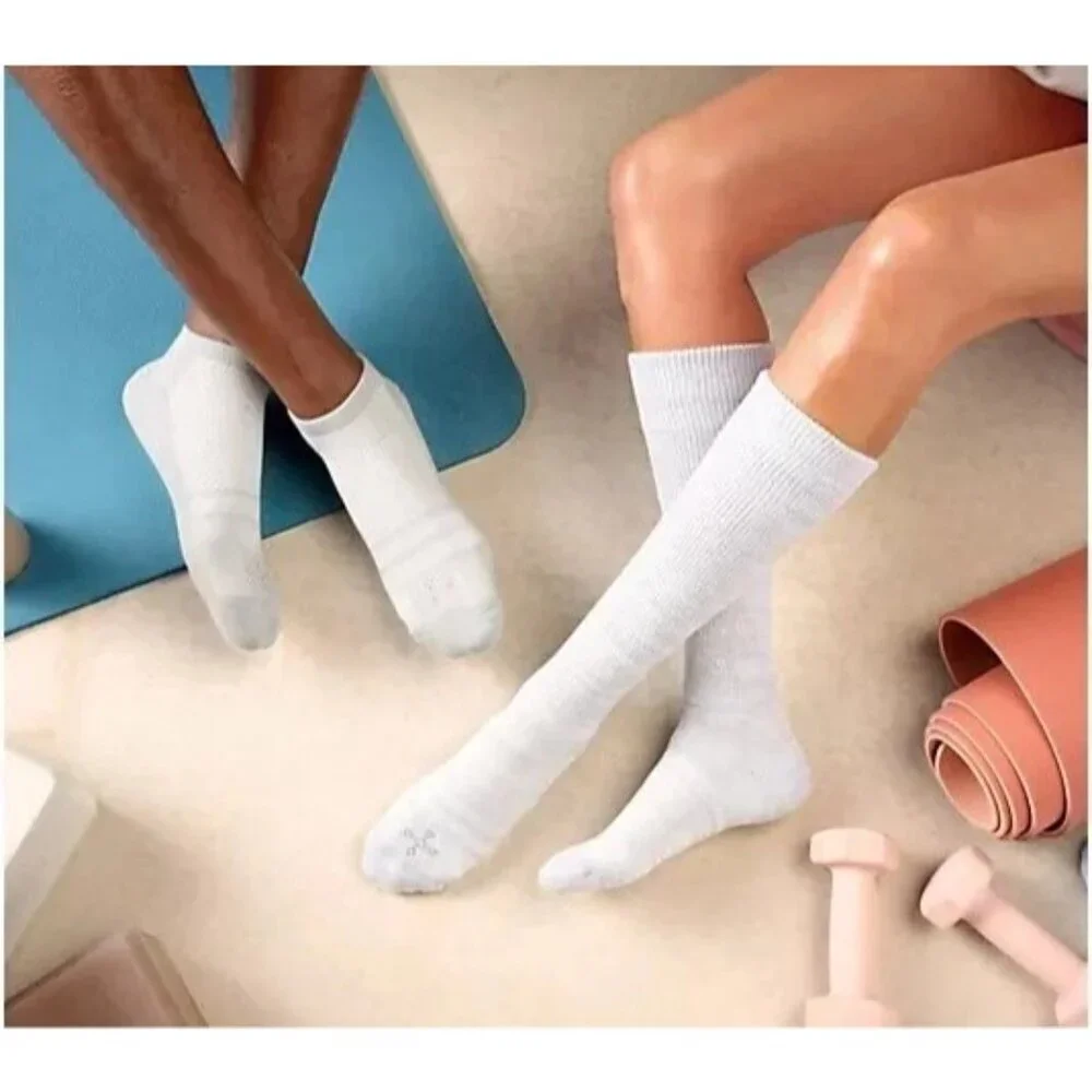 Tommie Copper Set of 4 Ankle Compression Socks Basic Women's Small 4-6.5 NEW